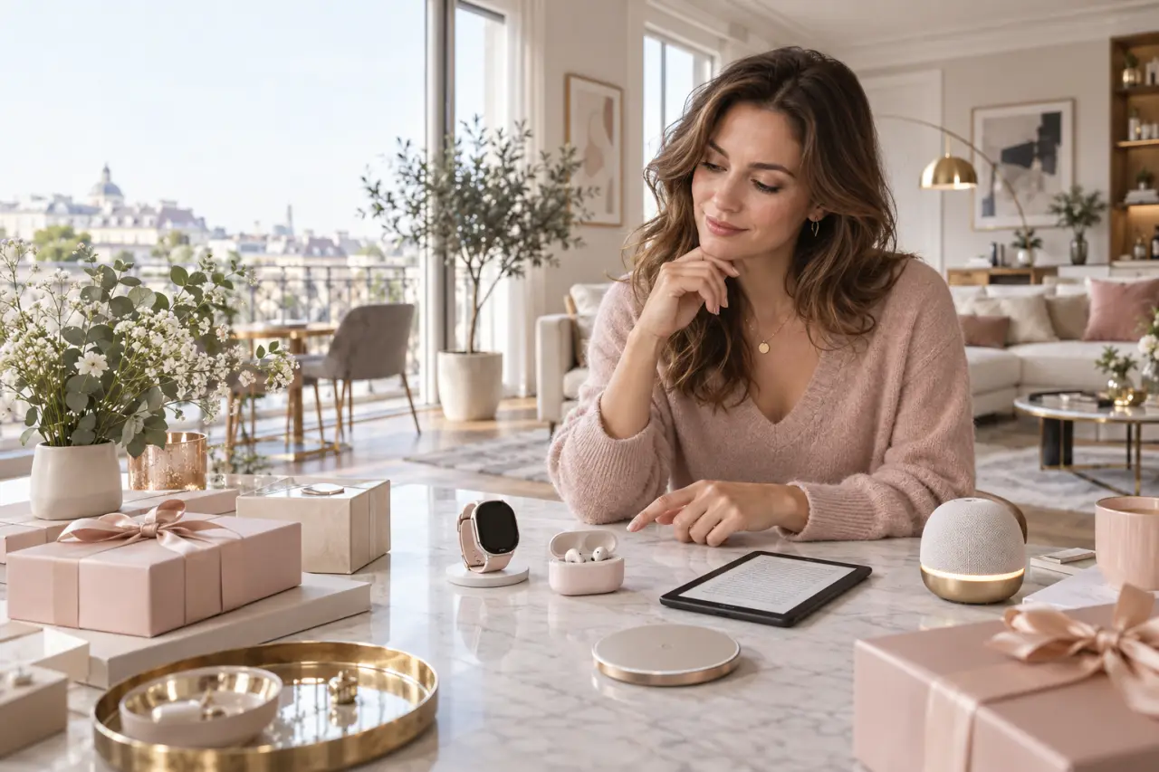 Cadeau high-tech femme : 4 réflexes pour éviter le gadget qui finit au tiroir