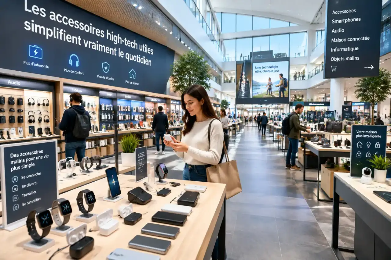 Les accessoires high-tech utiles simplifient vraiment le quotidien