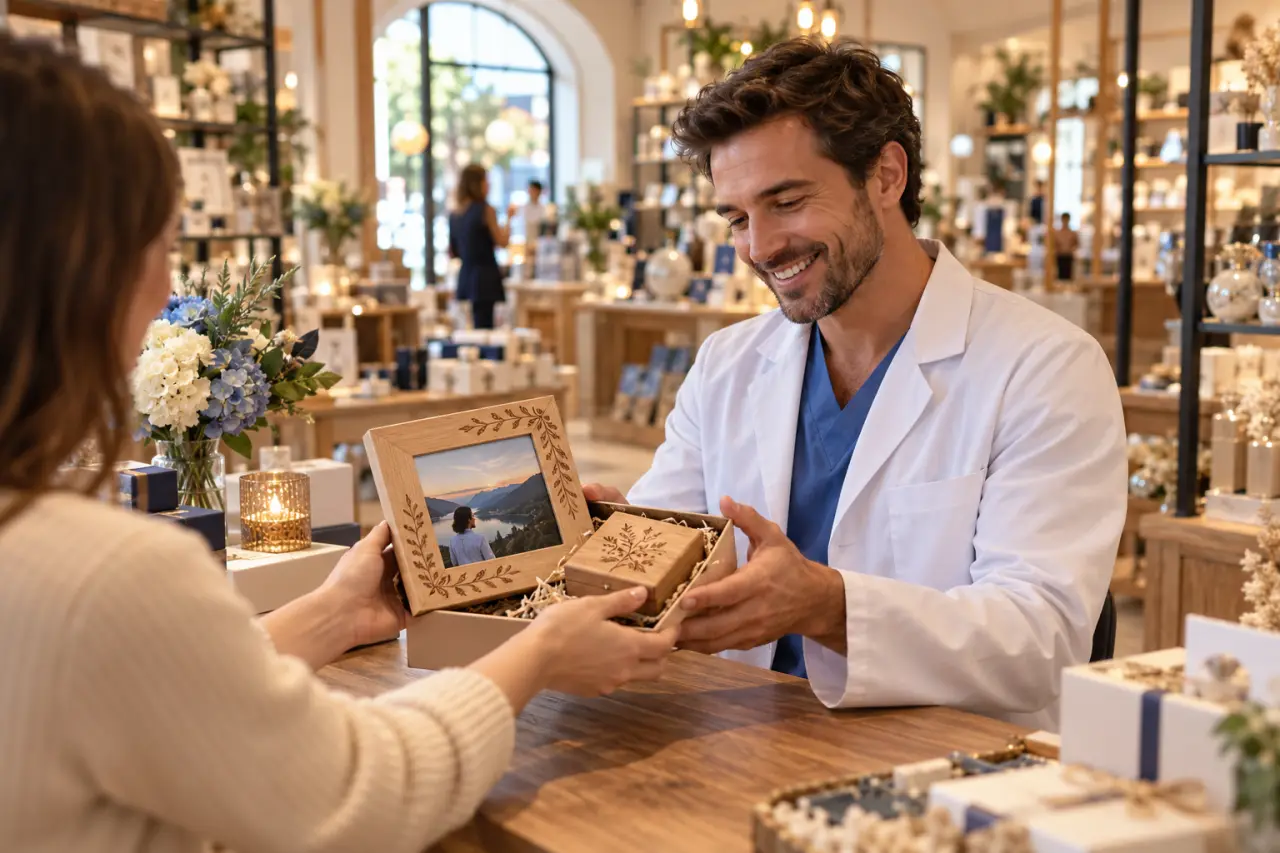 Cadeau pour médecin : un souvenir personnel, pas un stéthoscope de plus